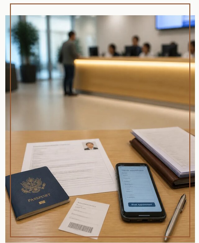 Запись в визовый центр в Карабулаке для подачи документов