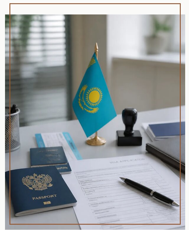 Оформление визы в Казахстан для поездки и работы в Карабулаке
